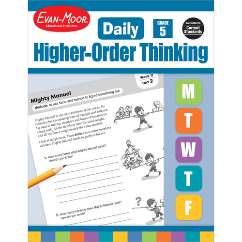 Daily Higher-Order Thinking, Grade 5 Te by Evan-Moor Educational Publishers, 9781629384580