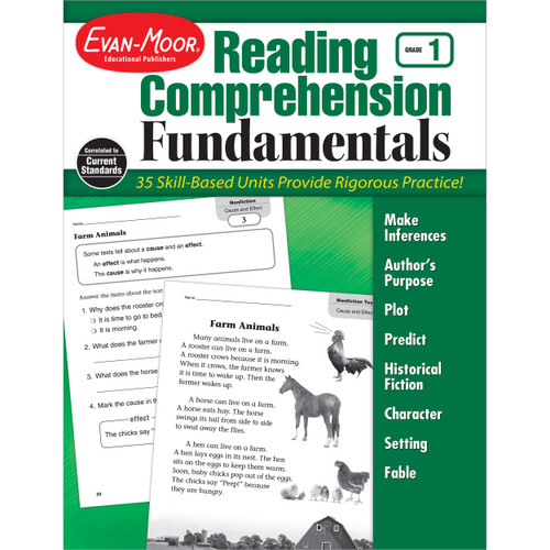 Reading Comprehension Fundamentals, Grade 1 by Evan-Moor Educational Publishers, 9781629384603
