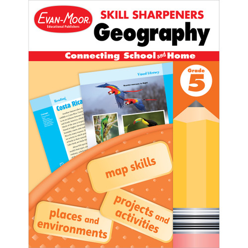 Skill Sharpeners: Geography, Grade 5 by Evan-Moor Educational Publishers, 9781629384726