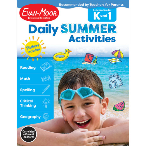 Daily Summer Activities Moving From K To 1St Gr by Evan-Moor Educational Publishers, 9781629384832