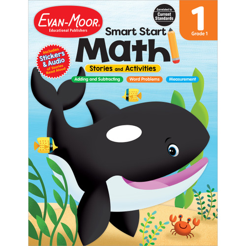 Smart Start: Math Stories And Activities, Grade 1 by Evan-Moor Educational Publishers, 9781645141525