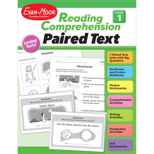 Reading Comprehension, Paired Text, Grade 1 by Evan-Moor Educational Publishers, 9781645143406