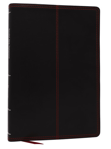 NKJV-NET Parallel New Testament with NET Translators' Notes, Black Leathersoft, Red Letter, Comfort Print by , 9781400346165