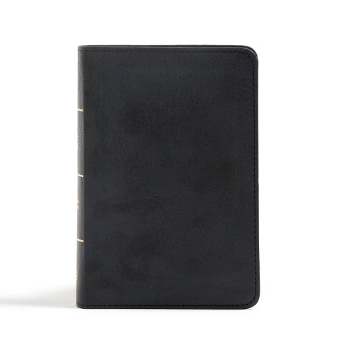 CSB Large Print Compact Reference Bible, Black LeatherTouch (Miniature Edition) by CSB Bibles by Holman, 9781433648144