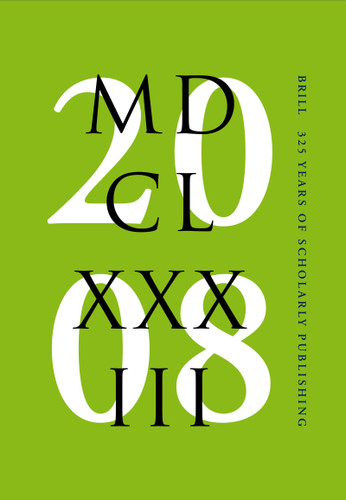 Brill - 325 years of scholarly publishing by Sytze van der Veen, 9789004170322