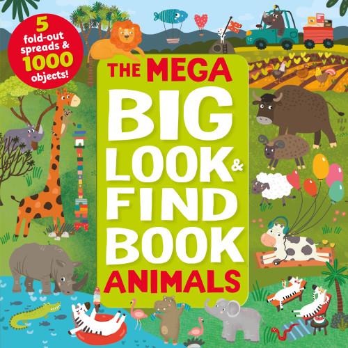 Mega Big Look and Find Animals by Inna Anikeeva, Clever Publishing, 9781951100834