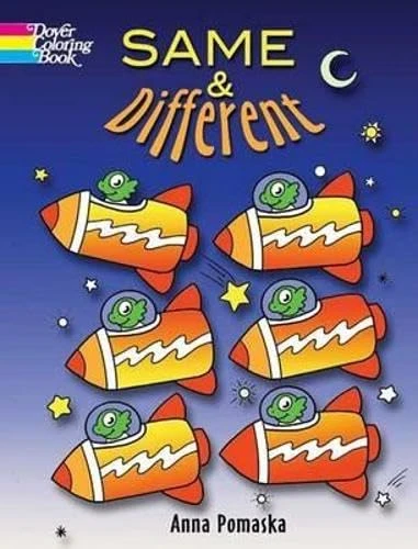 Same and Different Coloring Book by Anna Pomaska, 9780486461076