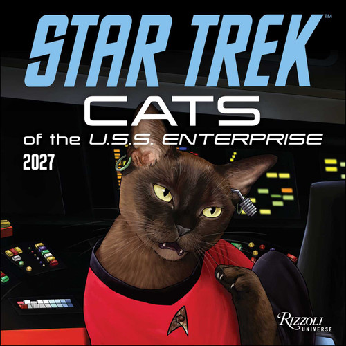 Star Trek: Cats 2027 Wall Calendar by CBS, 9780789349613
