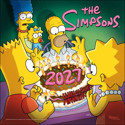 The Simpsons 2027 Wall Calendar by Matt Groening, 9780789349668