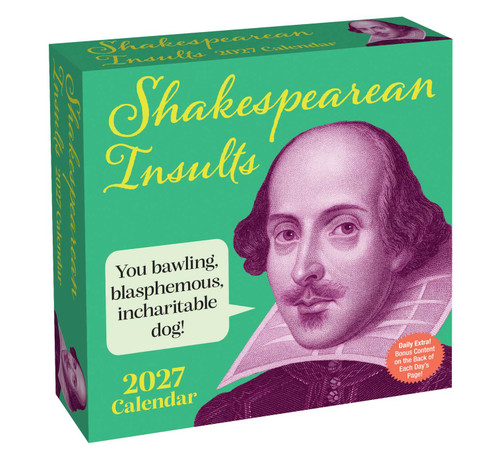 Shakespearean Insults 2027 Day-to-Day Calendar by Andrews McMeel Publishing, 9798881606756