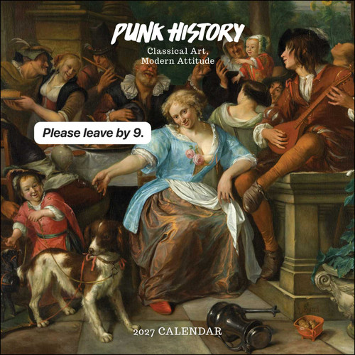Punk History 2027 Wall Calendar (Classical Art, Modern Attitude) by Kate Roberts, 9798881607739