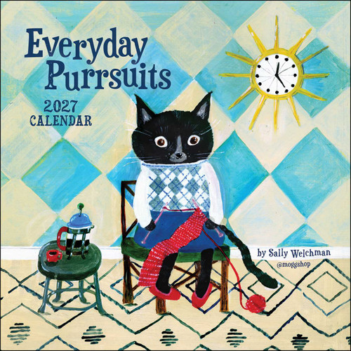 Sally Welchman 2027 Wall Calendar (Everyday Purrsuits) by Sally Welchman, 9798881609672