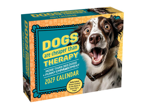 Dogs Are Cheaper Than Therapy 2027 Day-to-Day Calendar (More Than 365 Dogs) by Andrews McMeel Publishing, 9798881610142