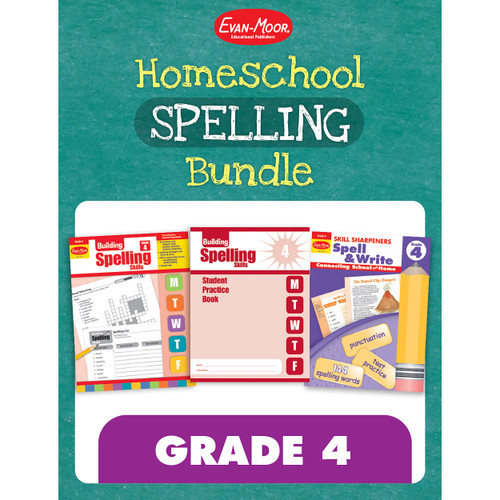 Homeschool Spelling Bundle, Grade 4 by Evan-Moor Educational Publishers, 9781629389301