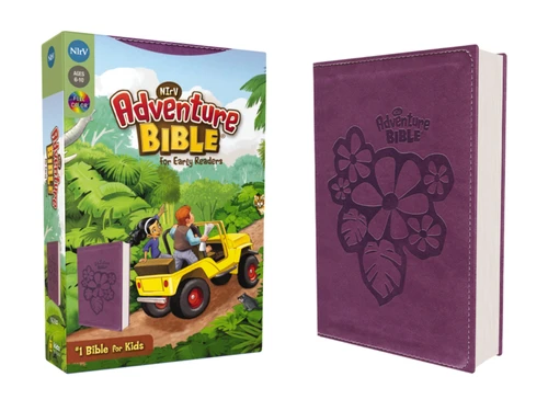 NIrV, Adventure Bible for Early Readers, Leathersoft, Purple, Full Color by Lawrence O. Richards, Zondervan, 9780310727446
