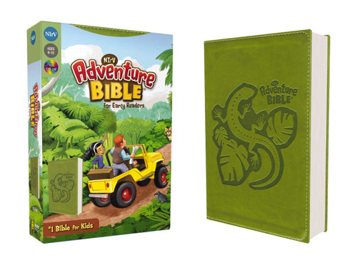 NIrV, Adventure Bible for Early Readers, Leathersoft, Green, Full Color by Lawrence O. Richards, Zondervan, 9780310727453