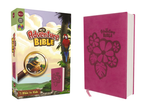 NKJV, Adventure Bible, Leathersoft, Pink, Full Color by Lawrence O. Richards, 9780310746515