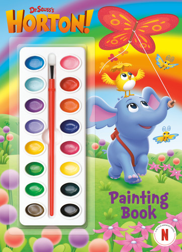 Dr. Seuss's Horton! Painting Book (Coloring and Activity Book with Paint Box) by Random House, Random House, 9780593905357