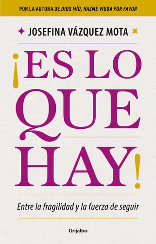 ¡Es lo que hay! Entre la fragilidad y la fuerza de seguir / It Is What It Is! Between Fragility and the Strength to Keep Going (Spanish Edition) by Josefina Vazquez Mota, 9786073870085