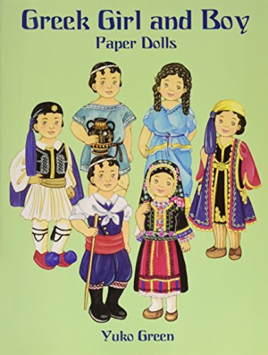 Greek Girl and Boy Paper Dolls by Yuko Green, 9780486423890