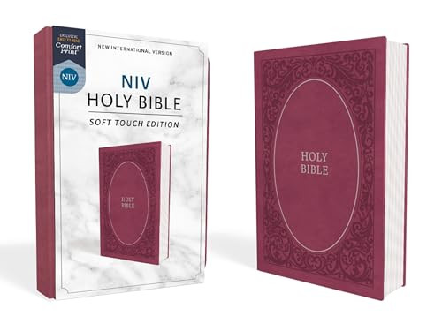 NIV, Holy Bible, Soft Touch Edition, Leathersoft, Pink, Comfort Print by Zondervan, 9780310450498