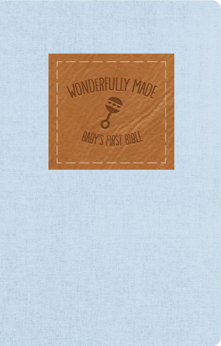 KJV, Wonderfully Made New Testament and   Psalms: Baby Boy's First Bible, Flexcover, Blue by DaySpring, 9781648708282