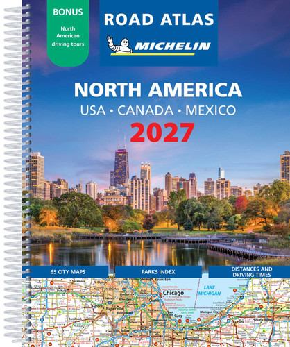 MICHELIN NORTH AMERICA ROAD ATLAS 2027 (USA, Canada, Mexico) by Michelin Editions, 9782067272187