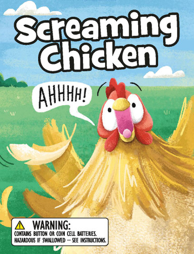 Screaming Chicken (Ahhhh!) (Miniature Edition) by Kurtis Estes, PAPERFACE, 9798894142975