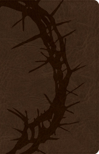 CSB Large Print Personal Size Reference Bible, Optimal Type, Digital Study Edition, Brown Crown of Thorns LeatherTouch by CSB Bibles by Holman, 9798384553007