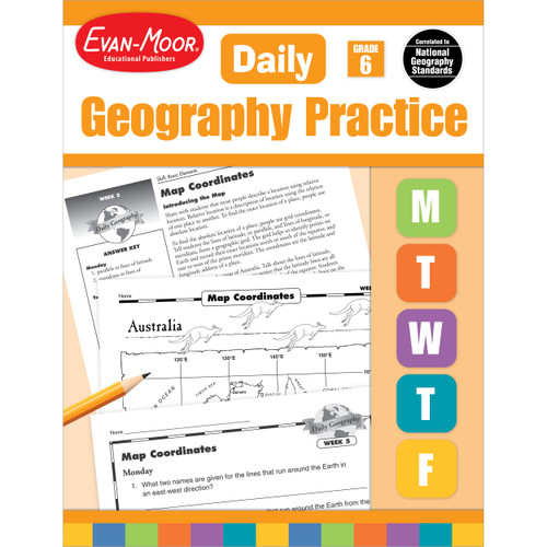 Daily Geography Practice Grade 6+ Te by Evan-Moor Educational Publishers, 9781557999757