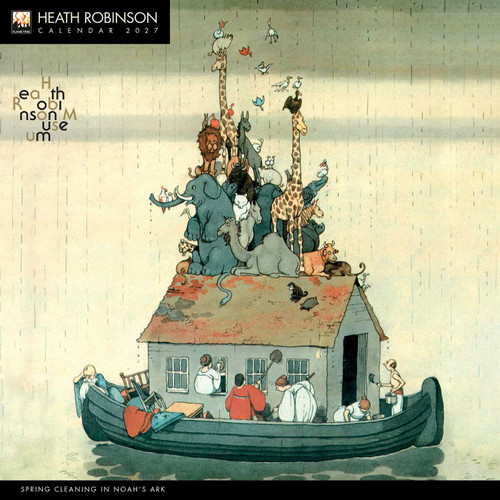 Heath Robinson Wall Calendar 2027 (Art Calendar) by Flame Tree Studio, 9781806940097