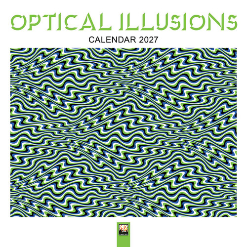 Optical Illusions Wall Calendar 2027 (Art Calendar) by Flame Tree Studio, 9781806940257