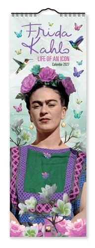 Frida Kahlo: Life of an Icon Slim Calendar 2027 (Art Calendar) by Flame Tree Studio, 9781806941520
