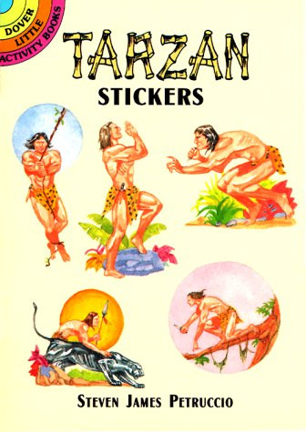 Tarzan Stickers (Miniature Edition) by Steven James Petruccio, 9780486407425