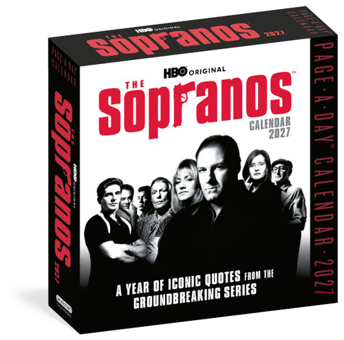 The Official Sopranos Page-A-Day® Calendar 2027 (A Year of Iconic Quotes from the Groundbreaking Series) by HBO, Workman Calendars, 9781523535163