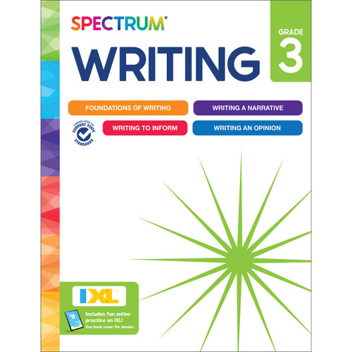Spectrum Writing Workbook, Grade 3 by Spectrum, Carson Dellosa Education, 9781483878171