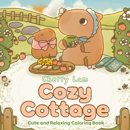 Cozy Cottage (Cute and Relaxing Coloring Book) by Cherry Lam, 9798217275243