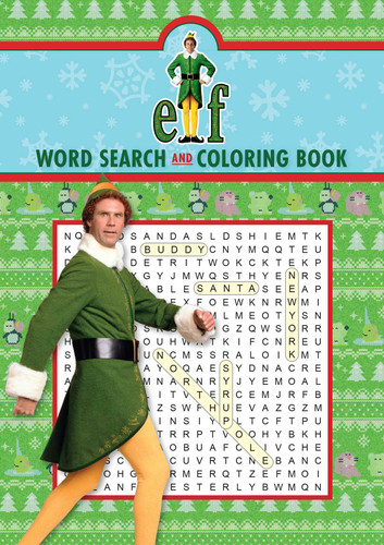 Elf Word Search and Coloring Book by Editors of Thunder Bay Press, 9781667210643
