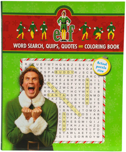 Elf Word Search, Quips, Quotes and Coloring Book by Editors of Thunder Bay Press, 9781667210650