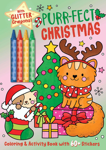 Purr-fect Christmas Coloring & Activity Book with Crayons by Editors of Silver Dolphin Books, 9781667213620