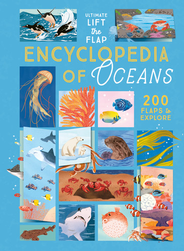 Ultimate Lift the Flap Encyclopedia of Oceans (200 Flaps to Explore) by Camilla de la Bedoyere, Jaitong Liu, 9798890942227