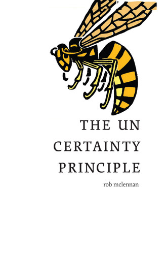 the uncertainty principle (Miniature Edition) by rob mclennan, 9780978342883