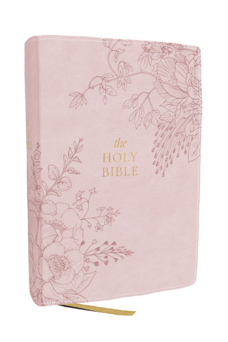 KJV Compact Large Print Bible, Pink Leathersoft, Red Letter, Comfort Print (Miniature Edition) by Thomas Nelson, 9781400355624