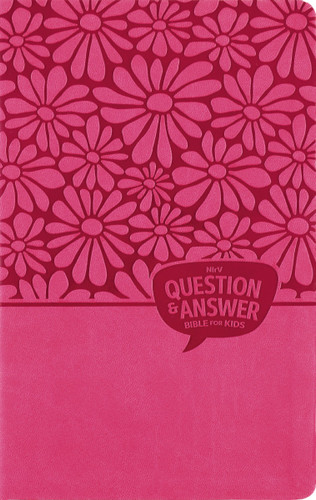 NIrV, Question and Answer Bible for Kids, Leathersoft, Pink, Comfort Print (Answers to 1,000 Questions Kids Ask About God, Faith, and the Bible) by Zondervan, 9780310466932