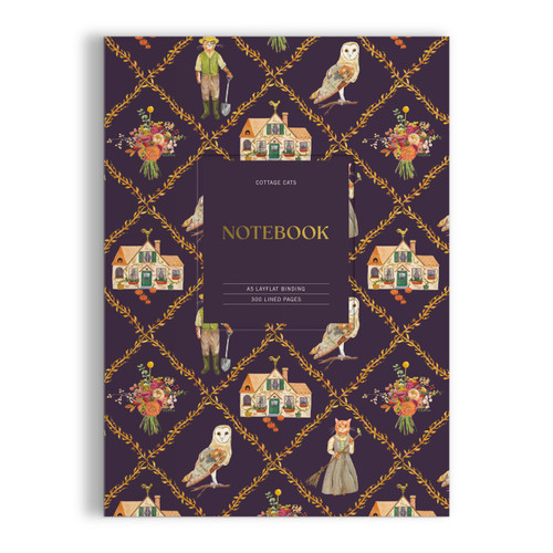 Cottage Cats A5 Premium Notebook by Galison, Anja Riebensahm, 9780735389229