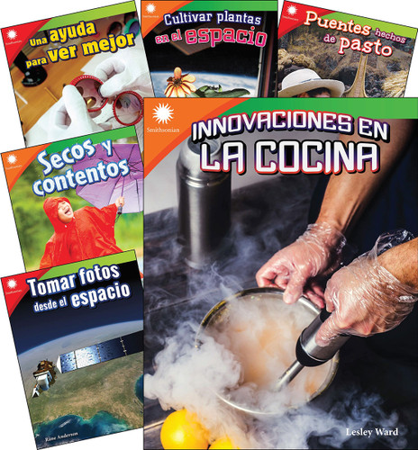 Smithsonian Informational Text: Creative Solutions Spanish Grades 2-3: 6-Book Set by Multiple Authors, 9781087632483