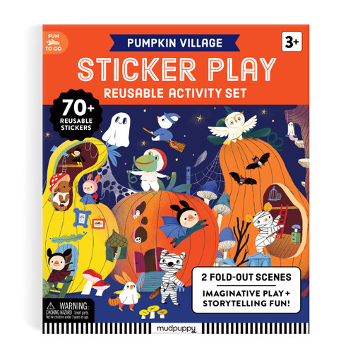 Pumpkin Village Sticker Play Reusable Activity Set by Mudpuppy, Maria Neradova, 9780735389717
