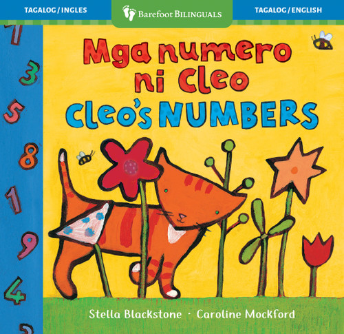 Cleo's Numbers (Bilingual Tagalog & English) by Stella Blackstone, Caroline Mockford, 9798898592325
