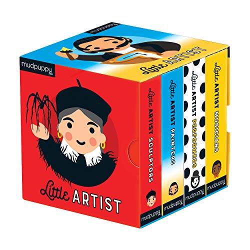 Little Artist Board Book Set (Miniature Edition) by Mudpuppy, Lydia Ortiz, Patrick Rafanan, Emily Kleinman, 9780735355729