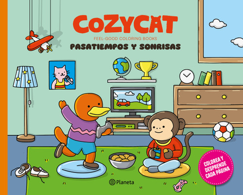 Cozy Cat 9. Pasatiempos y sonrisas / Cozy Cat 9. Hobbies and Smiles (Feel-Good Coloring Books) (Spanish Edition) by Estudio PE S.A.C., 9786073934862